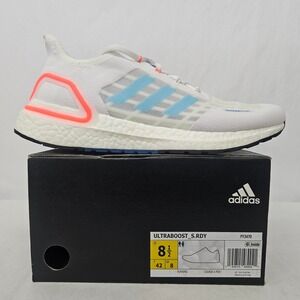 Adidas Ultraboost Summer.RDY Running Shoes FY3470 White Blue Pink Men's Size 8.5